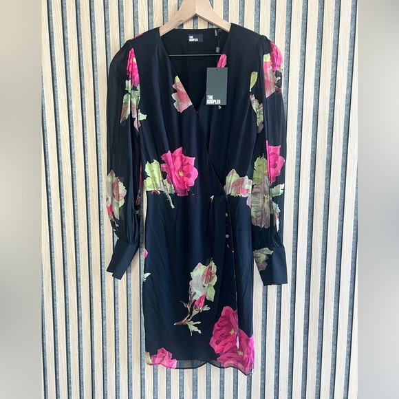 The Kooples - Rose Surplus Neck Mini Dress - Picture 11 of 13